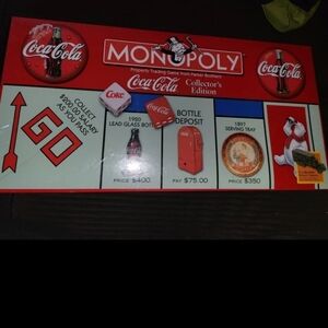 Vintage New Coca-Cola Monopoly Board Game Collectors Edition
